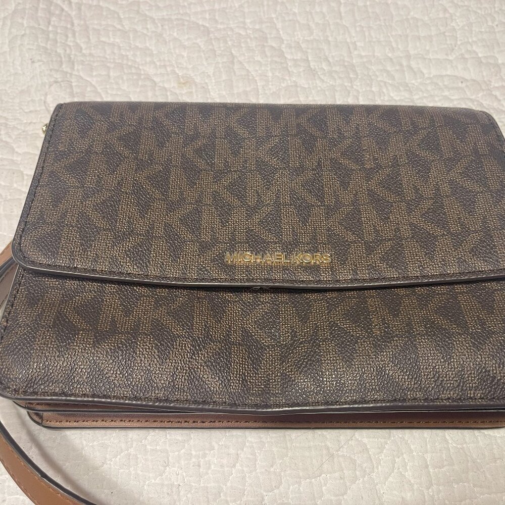 Michael Kors Brown Cross Body Purse